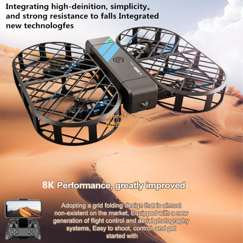 Caméra HD 8K 360 °   Protectio - Drone Controller Screen avis et prix