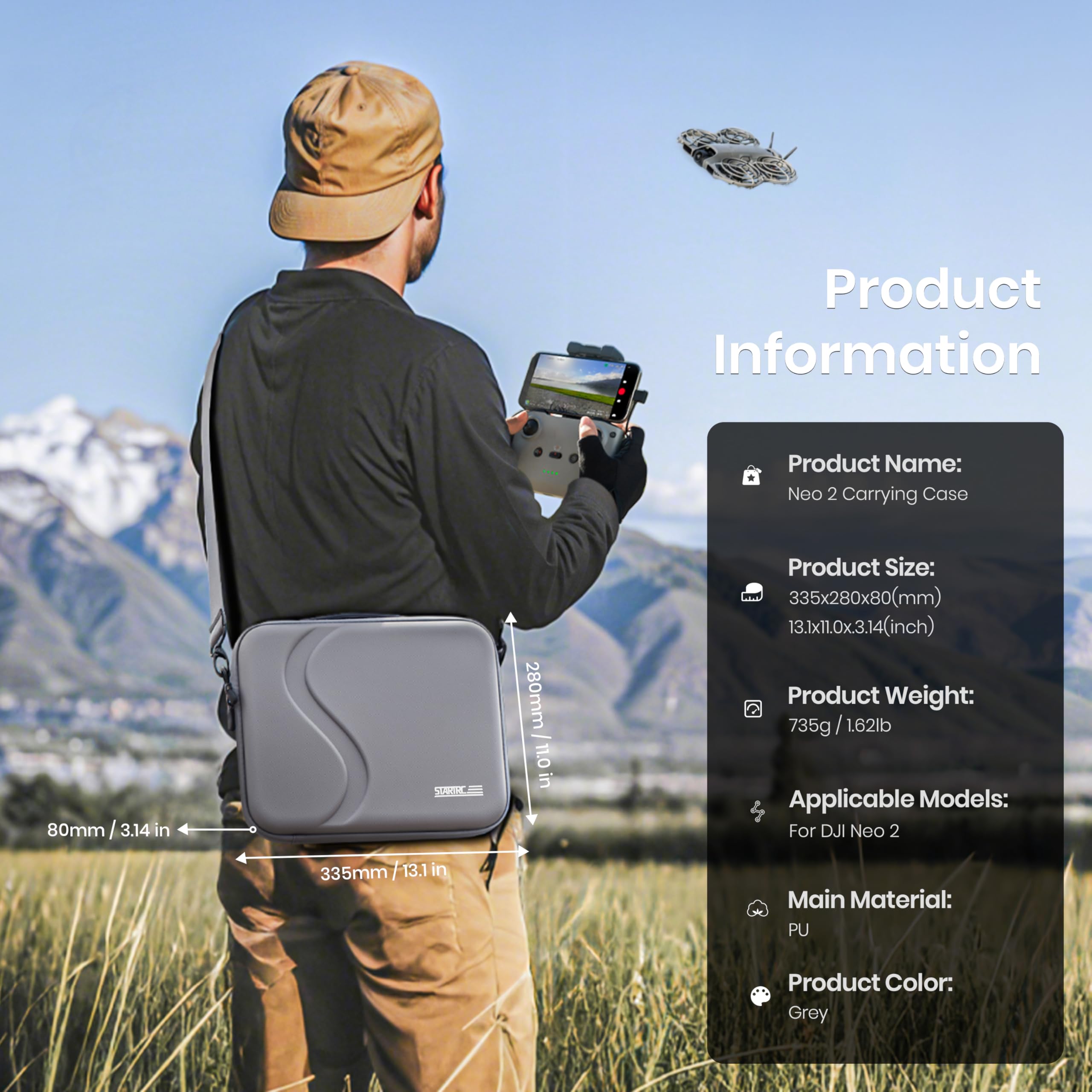 Étui de transport pour accesso - Drone Controller Hood avis et prix