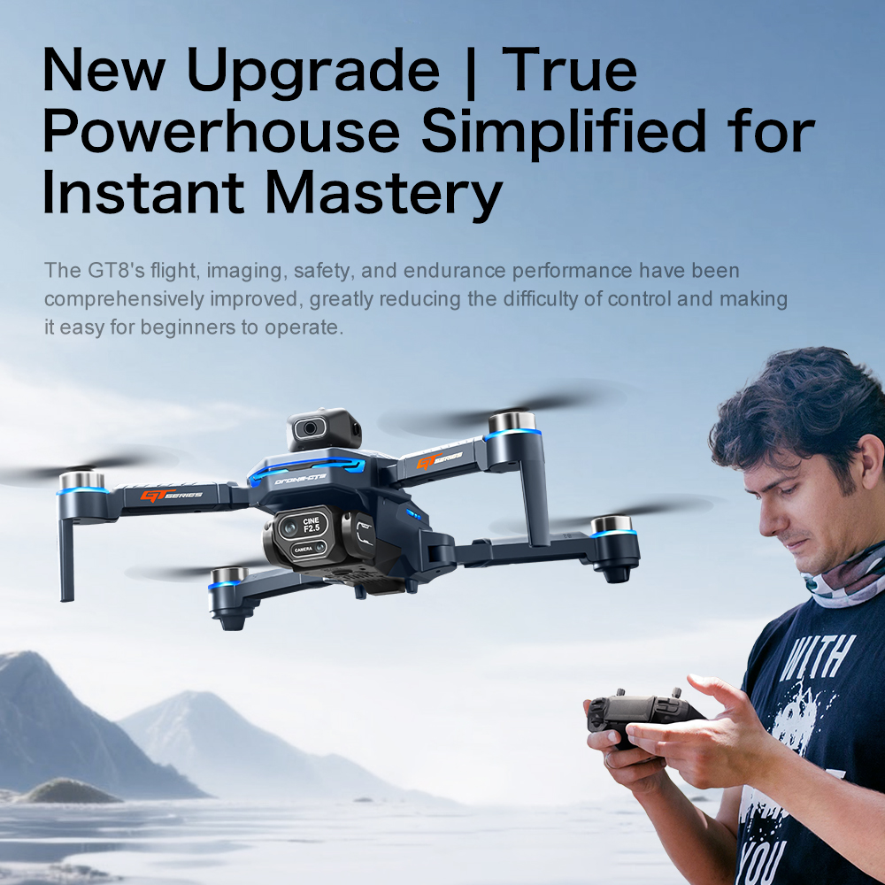 Drone GT8 original 8K HD avec  - Drone Controller Screen avis et prix